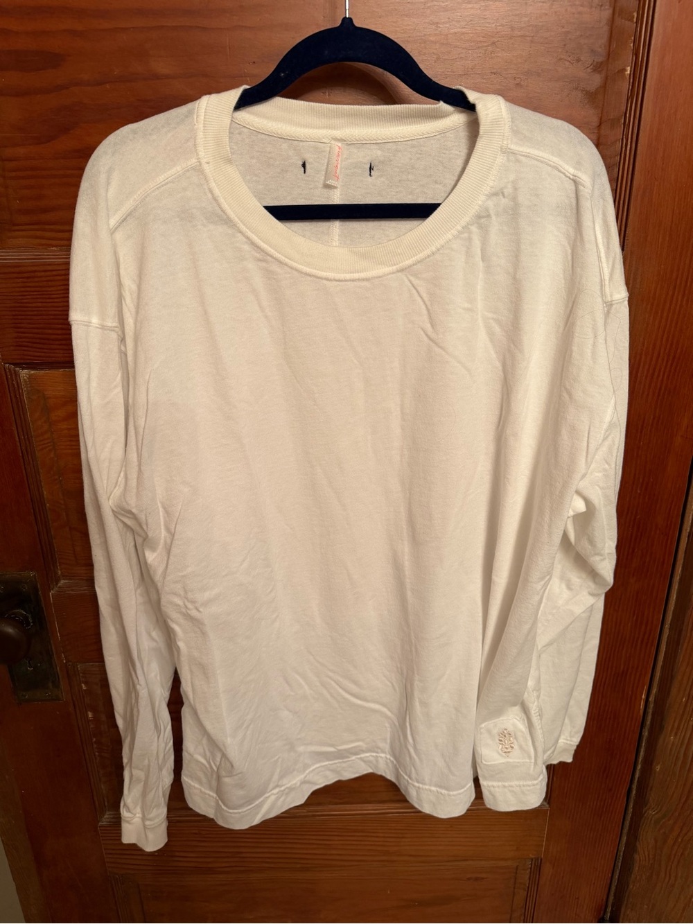 Free People Movement White Long Sleeve Tshirt